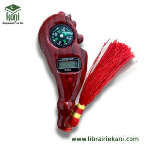 Tasbih boussole bois rouge – Image 1