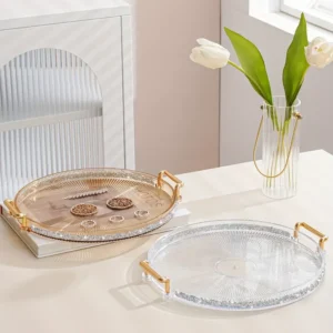 Plateau De Rangement Pour Ornements À Rayures – Image 1