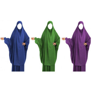 Jilbab filles/fillettes 2 pièces (Cape + Jupe évasée) - Plusieurs couleurs disponibles – Image 2