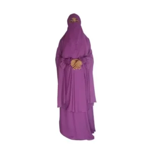 Jilbab adulte 2 pièces - Cape + Jupe évasée -(Plusieurs Couleurs) – Image 1