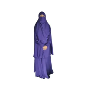 Jilbab deux pièces (Cape + Jupe) - Tissu de qualité supérieure  - (Plusieurs Couleurs) – Image 1