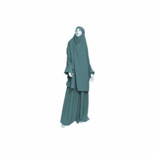 Jilbab deux pièces (Cape + Jupe) - Tissu de qualité supérieure  - (Plusieurs Couleurs) – Image 2